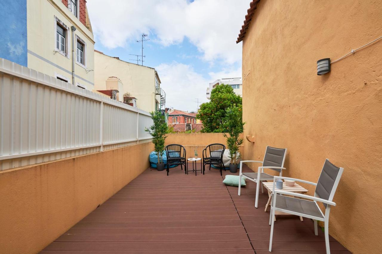 Renovated And Spacious Duplex Apartment With Patio, By Timecooler Lisboa Eksteriør bilde