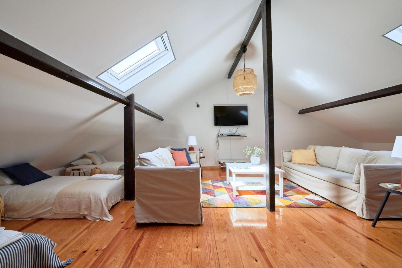 Renovated And Spacious Duplex Apartment With Patio, By Timecooler Lisboa Eksteriør bilde